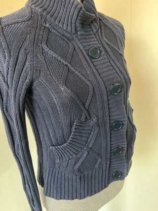 Chaqueta Burberry Punto Azul Marino