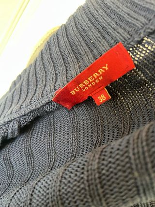 Chaqueta Burberry Punto Azul Marino