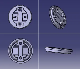 3 Adaptadores de repuesto Garmin 3D