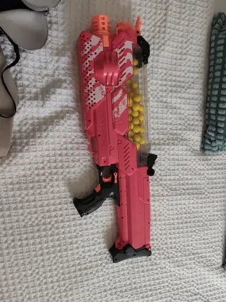 Pistola Nerf Rival Nemesis MXVII-10K Rosa
