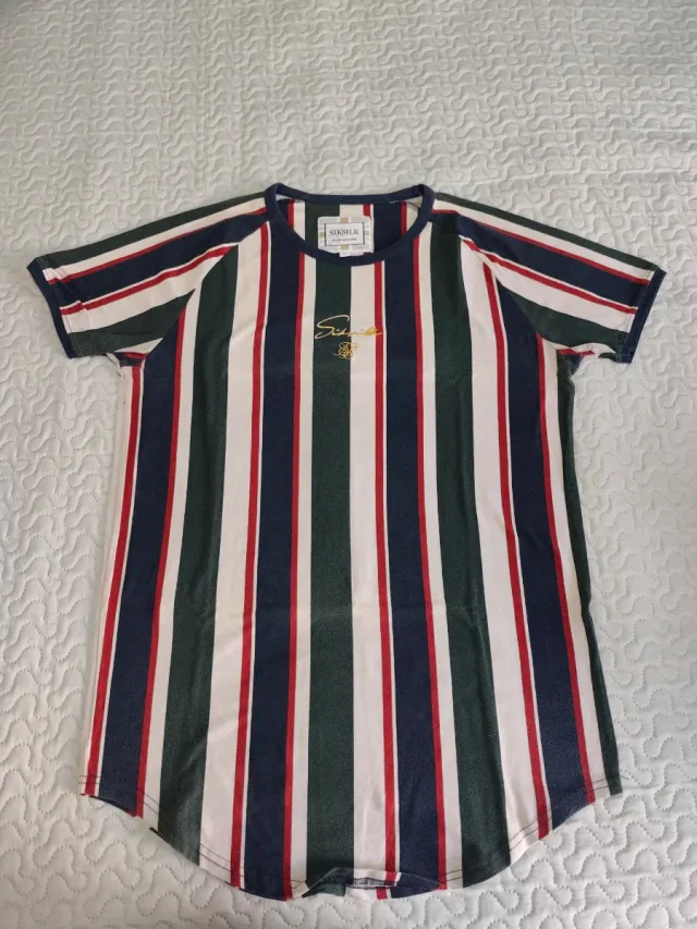 Camiseta SikSilk Rayas Multicolor