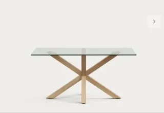 Mesa comedor cristal rectangular