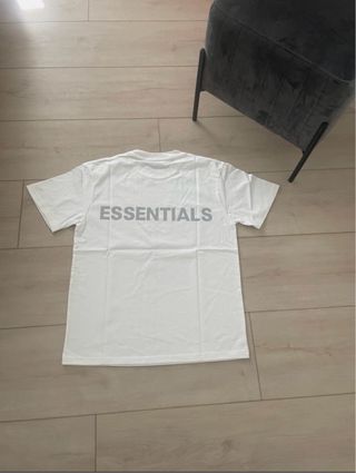 Camiseta manga corta ESSENTIALS Blanca