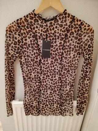 Camiseta Sfera Animal Print Malla Talla S
