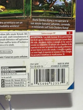 Donkey Kong Country Returns 3D Nintendo 3DS
