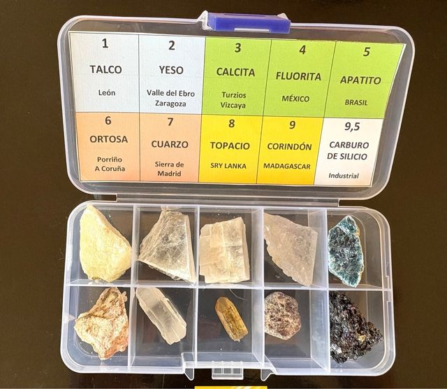 Escala Dureza Mohs 10 Minerales Explicada