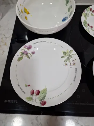 Vajilla Inglesa Porcelana 6 Comensales