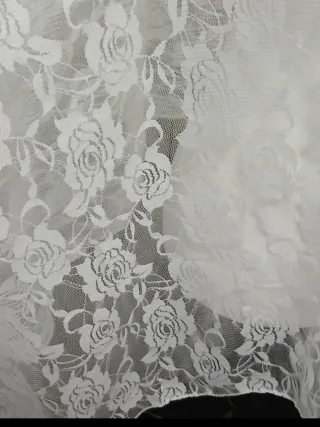 3 Mantillas Encaje Blanco