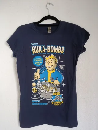 Camiseta Fallout Nuka-Bombs Vault-Tec Talla M