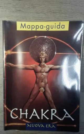 Poster Chakra Mappa-guida vintage 