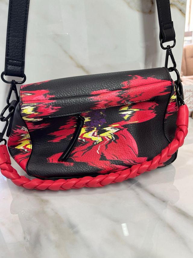 Bolso Desigual floral negro multicolor