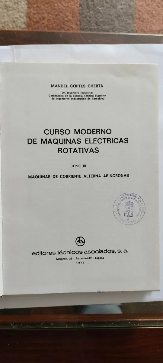 Máquinas Eléctricas Rotativas: Tomo III