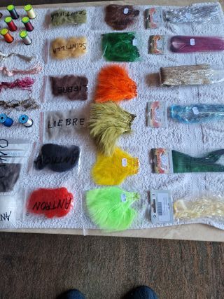 Material para montaje de moscas