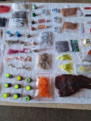 Material para montaje de moscas