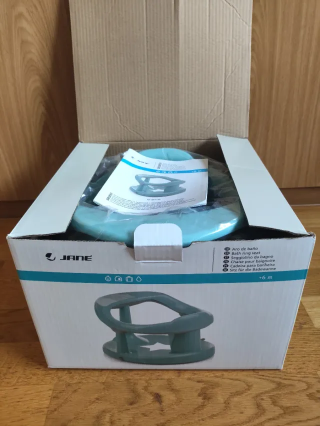 Asiento bañera bebé Jane azul