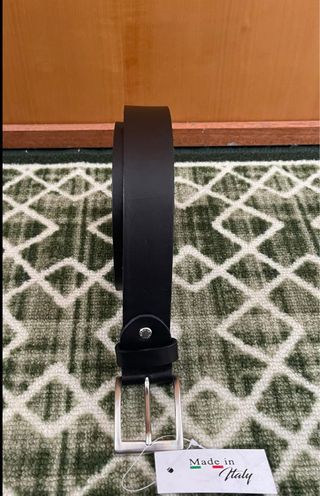 Cintura Vera Pelle 110cm Nera