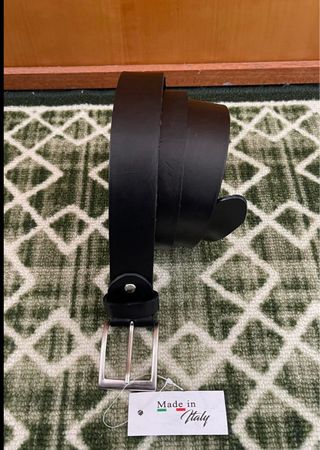 Cintura Vera Pelle 110cm Nera