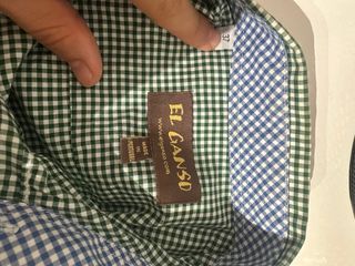 Camisa El Ganso Cuadros Verde Talla M