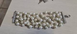 Bracciale multistrato perle e perline