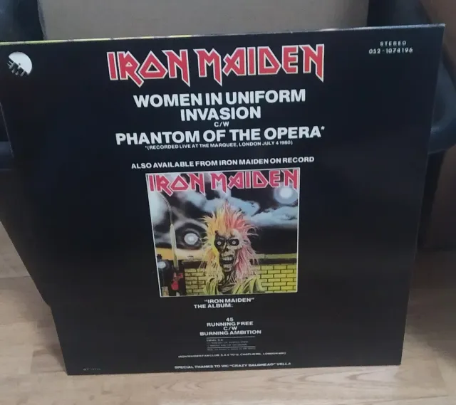 Vinilo Iron Maiden Women in Uniform