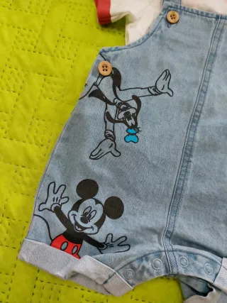 Salopette jeans Disney 0-3 mesi 62 cm