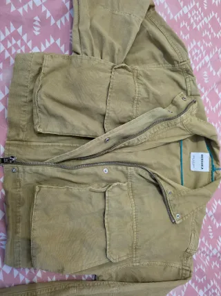 Chaqueta Bershka Beige Talla S