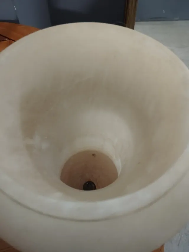 Lámpara de Alabastro Beige