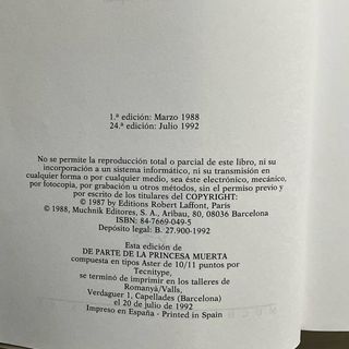 De Parte de La Princesa Muerta 