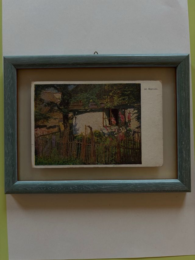 Cartolina d'epoca firmata Al. Kalvodz
