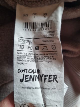 felpa don't call me jennyfer taglia S