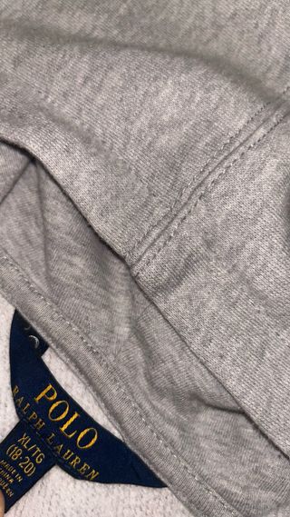 Chaqueta Polo Ralph Lauren Gris Cremallera