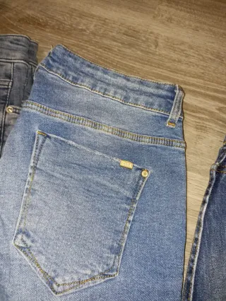 Lote de 3 vaqueros Zara y Pull & Bear