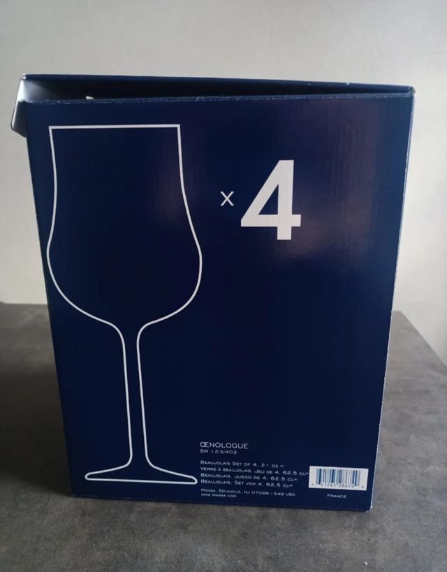 Juego 4 copas vino  Beaujolais