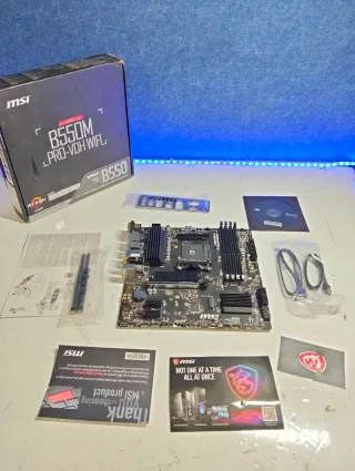 MSI B550M PRO-VDH WIFI Placa Base AM4 DDR4
