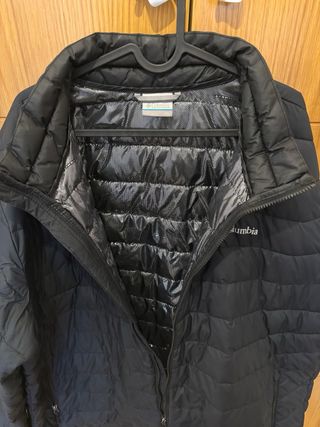 Plumífero Columbia Negro Talla XXL CHOLLO