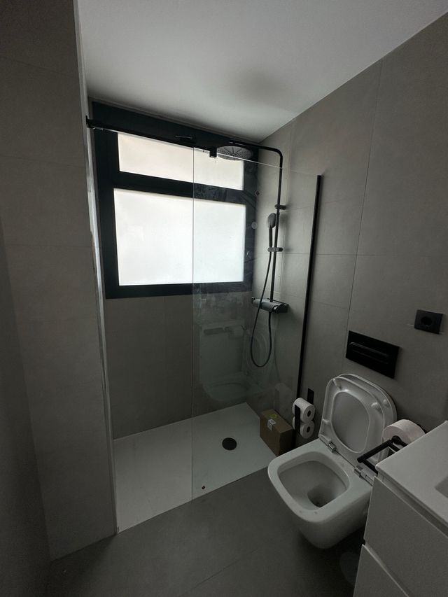 Mampara ducha fija 90cm