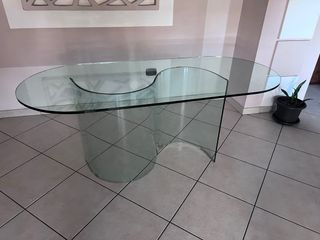 Tavolo cristallo design moderno