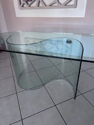 Tavolo cristallo design moderno