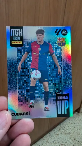 Carta MGK 25/26 Zona VIP Cubarsí Panini