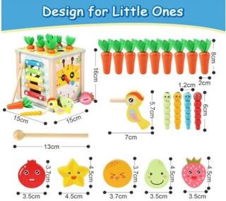 Cubo infantil madera Montessori NUEVO A ESTRENAR