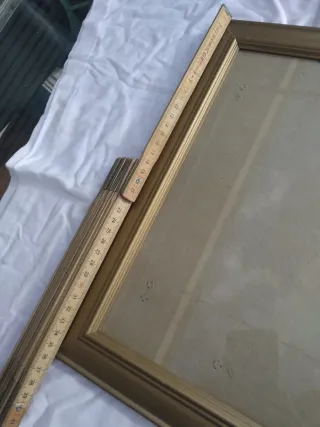 Cornice portafoto legno dorato