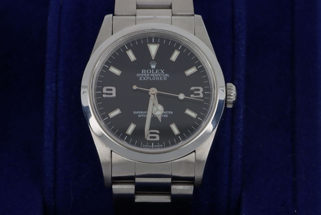 Rolex Explorer 36mm 14270 Esfera Negra