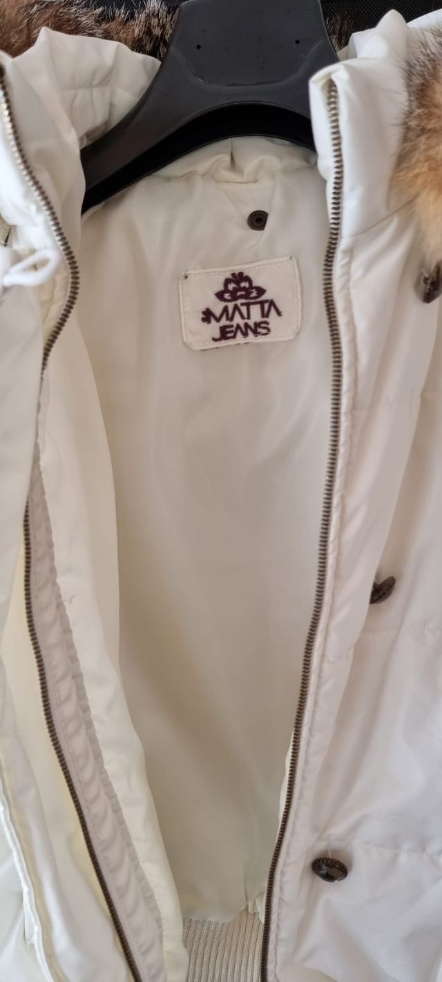 Giubbotto donna Mattajeans bianco