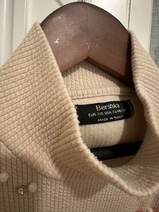 Jersey Bershka Beige Perlas