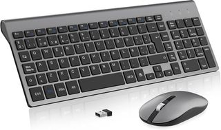 ✨ - cimetech Teclado y Ratón Inalámbrico, 2.4G Com