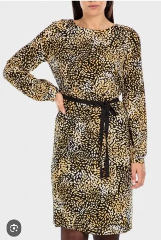 Vestido estampado animal print