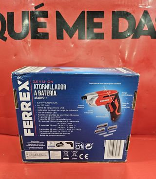 Atornillador Ferrex AS36VP2 3,6V