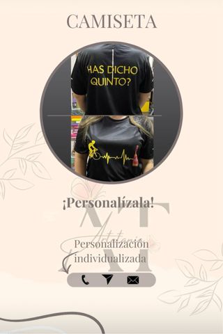 Camiseta, personalízala