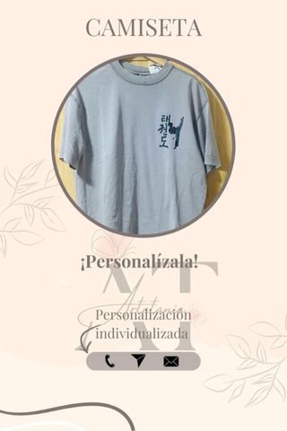 Camiseta, personalízala