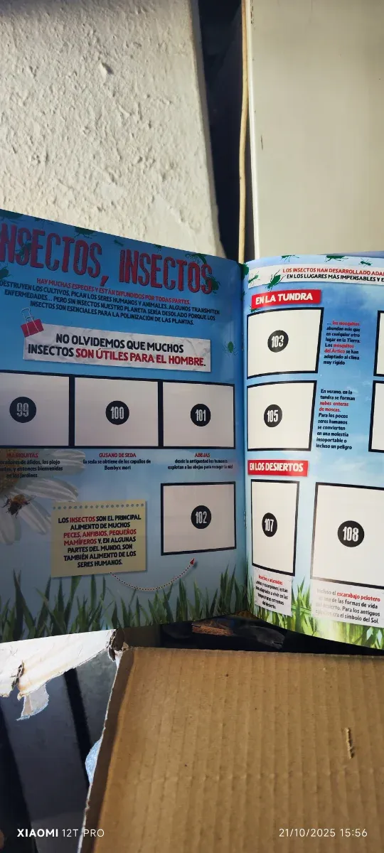 Álbum Naturaleza Salvaje 7000 CROMOS Y  20 ALBUMES